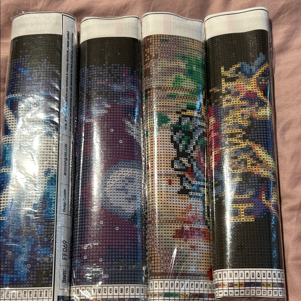 Set of 4 Harry Potter Themed Diamond Art Kits
